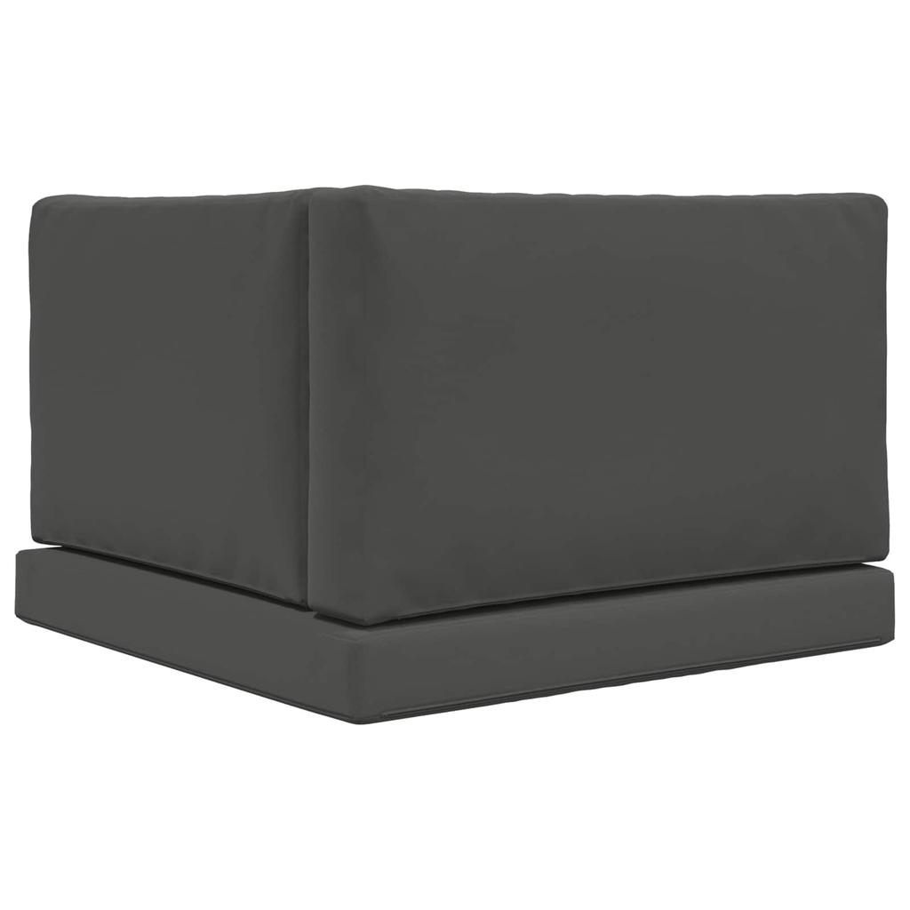 Outdoor Sofa Cushion Set 3 Pcs Anthracite Polyester