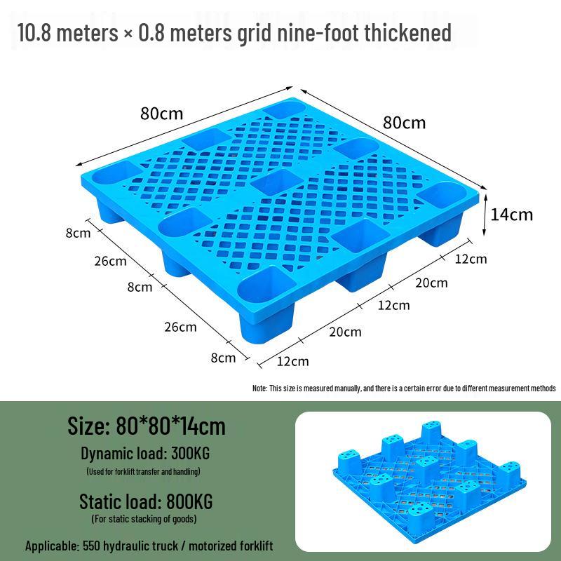 Moisture-Proof Plastic Forklift Pallet Platform Tray