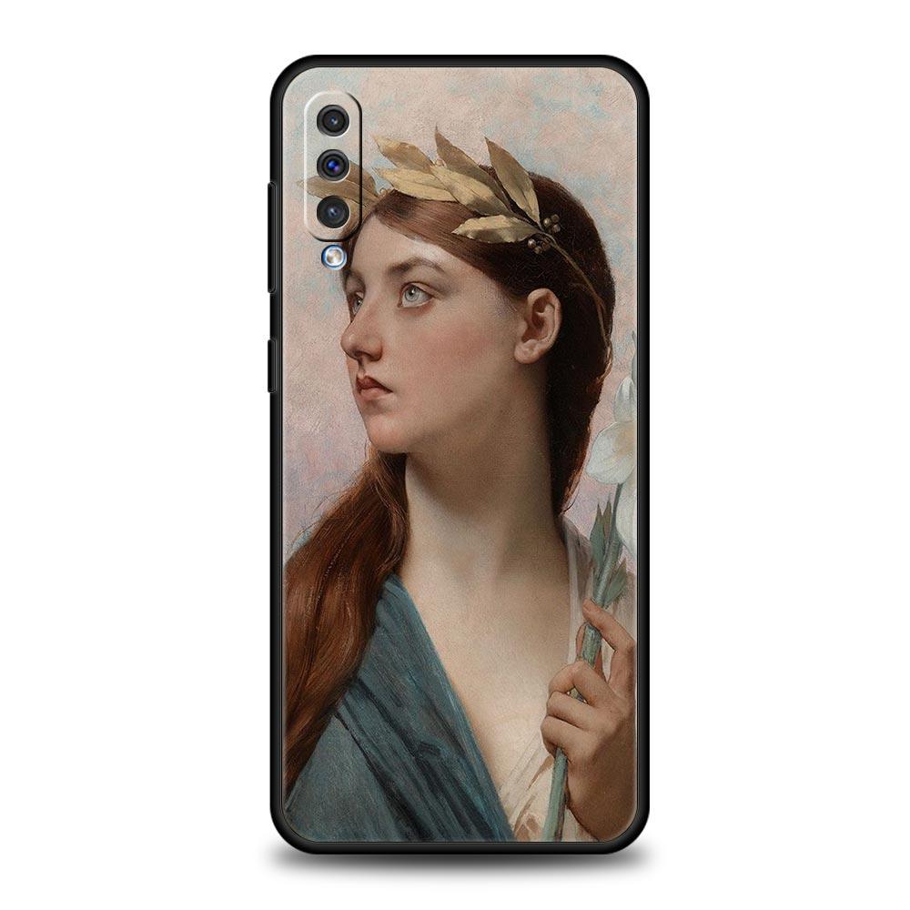 Renaissance Art Painting Phone Case For Samsung A52 A14 A50 A70 A10 A30 A40 A20S A20E A02S A12 A22 A34 A42 A32 5G A54 A04s Cover