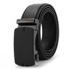 Frosted Automatic Buckle Edge Two-Layer Cowhide Belt, Business And Leisure Men'S Trendy Belt