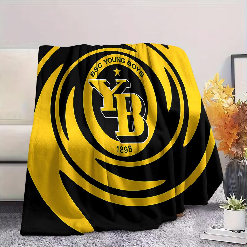 1 Manta de Franela con Estampado del BVB, Alta Calidad para Todas las Estaciones, Decoración del Hogar, Calidez y Comodidad, Perfecta para Regalos de Navidad