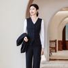 Women's Wide-Shoulder Vest & Wide-Leg Pants Set