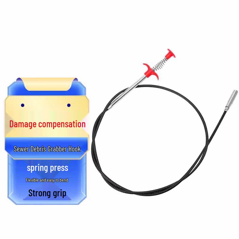 Flexible Drain Clog Retriever Grabber Tool