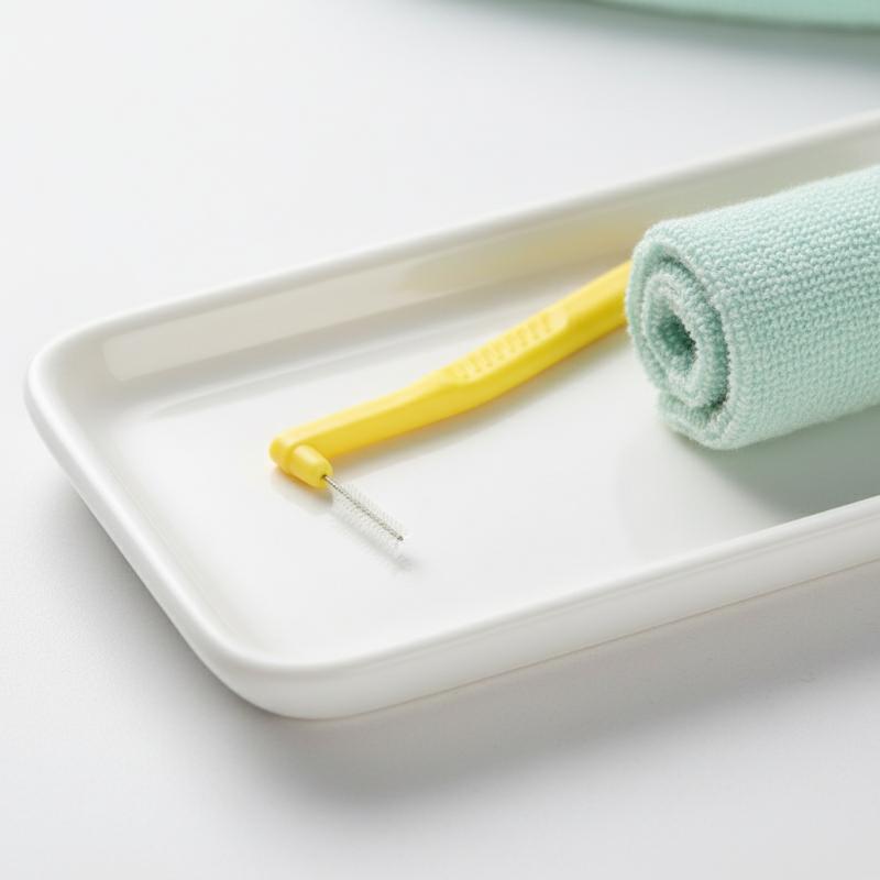 2 5Pcs Portable L Shaped Interdental Brushes Soft Bristle Teeth Floss Cleaner Effectively Removes Debris Ideal Daily Oral Care