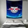 RB Leipzig Wall Tapestry Aesthetic Wall Hanging Printed Fabric Blanket Decorative Tapestries for Bedroom Living Room Home Decor