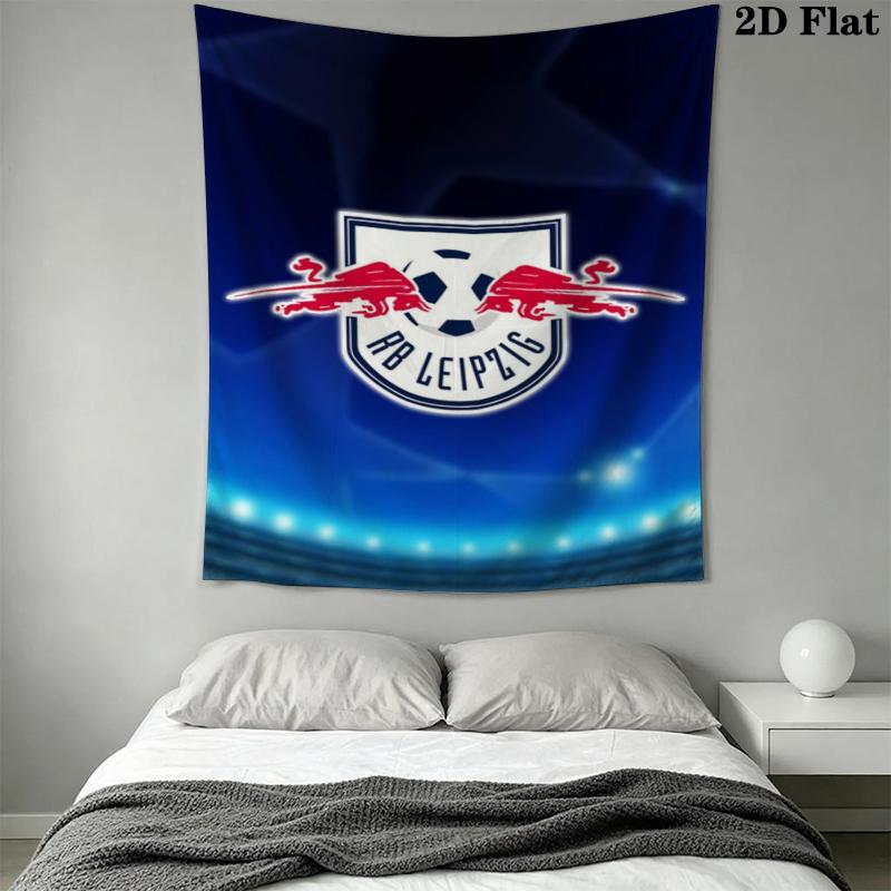 RB Leipzig Wall Tapestry Aesthetic Wall Hanging Printed Fabric Blanket Decorative Tapestries for Bedroom Living Room Home Decor