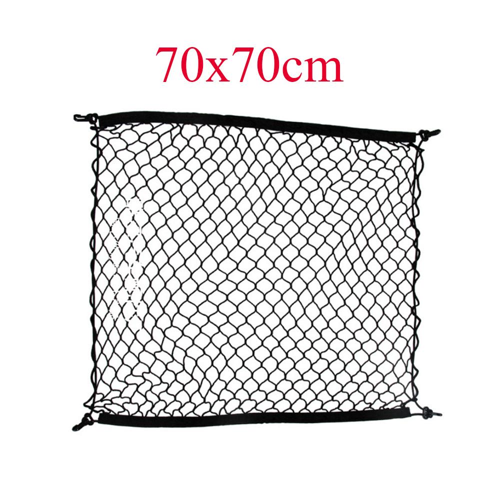 110x60cm Car Trunk Mesh Organizer Luggage Stuff Goods Fix Net Storage Holder Universal Auto Truck Cargo Bag with Hook