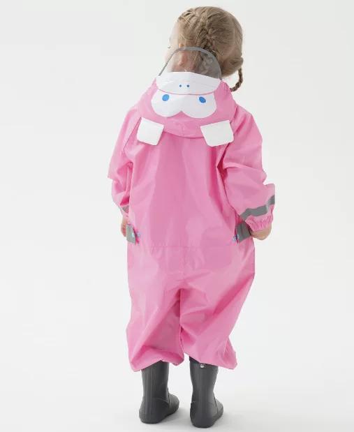 Children's Raincoat One-Piece Boys' Suit Waterproof Girls' Primary School Boys Kindergarten Baby Full-Body 2026 New Model