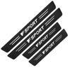Lexus Fsport Car Door Molding Side Step Guard Compatible with LS Car Door Sill Scuff Dirt Scratch Door Leather Door Guard Step Garnish Easy Set for