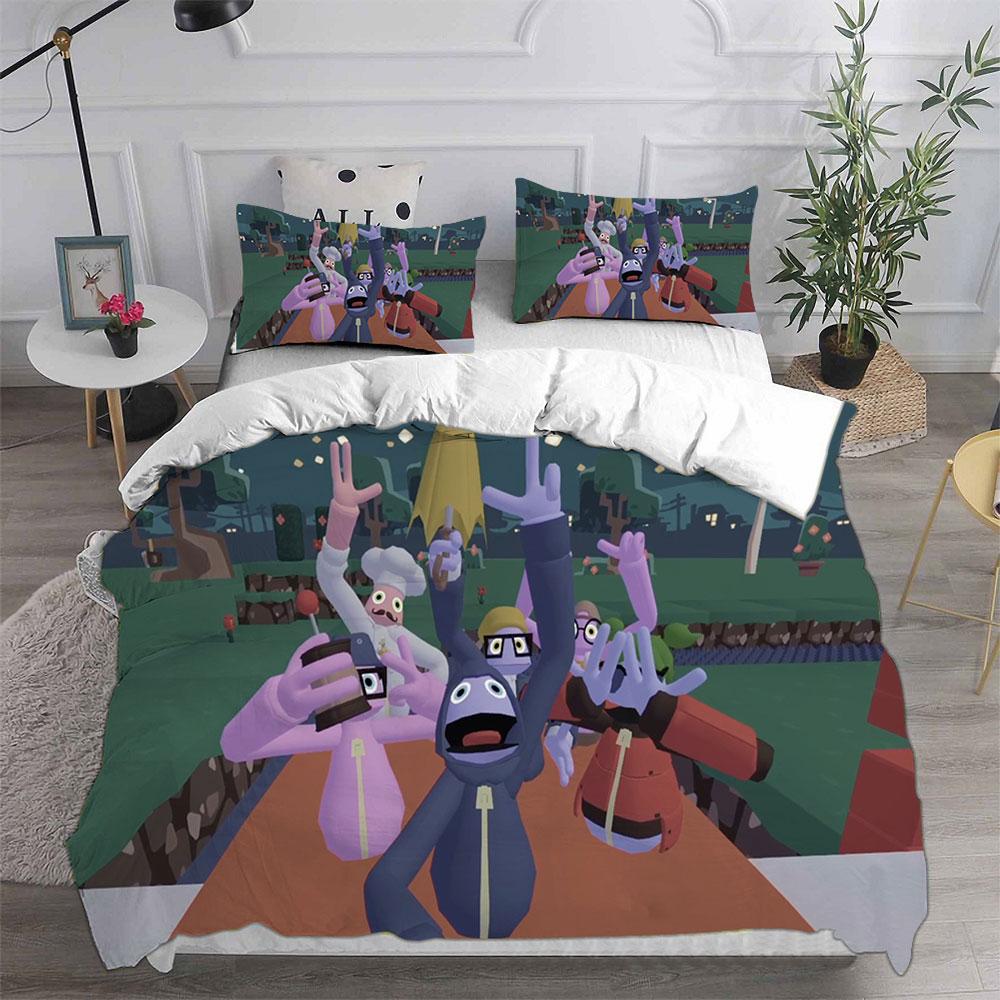 Game Yeeps: Hide and Seek Bedding Sets Bed Cover Comforter Duvet Cover Pillow Case 2-3 Pieces Sets Kids Adult Bedroom Decoration