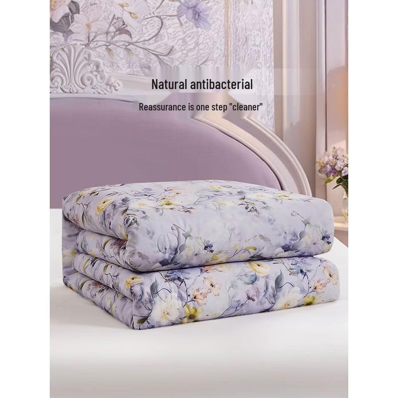 FUANNA Xingqi Garden 100% Tussah Silk Winter Quilt фиолетовый