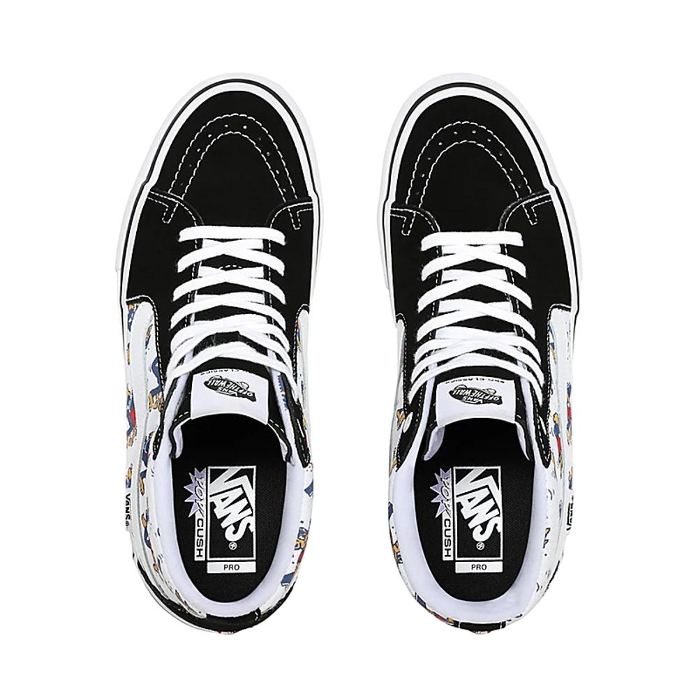 Footwear Vans Black / White Skate Wolf Sk8-Hi Pro