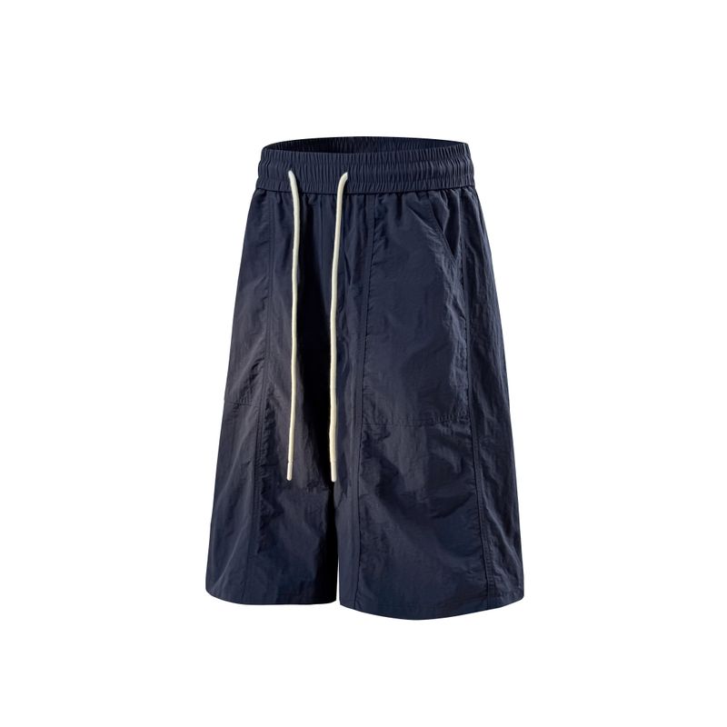 

Wassup Trendy Brand Ice Silk Quick-Drying Outdoor Sports Capri Pants Men s Summer 2025 Thin Casual Shorts Tibetan Blue 4XL