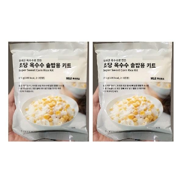 MUJI Sweet Corn Pot Rice Kit 151g X 2ea