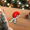 3D Printed Articulated Hands And Feet Christmas Hat, Christmas Decoration Model, Home Desktop Gift
