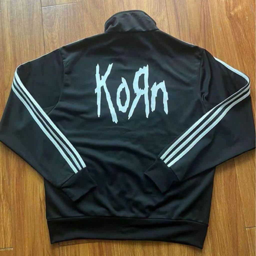 [USED] adidas×KORN truck top black size L