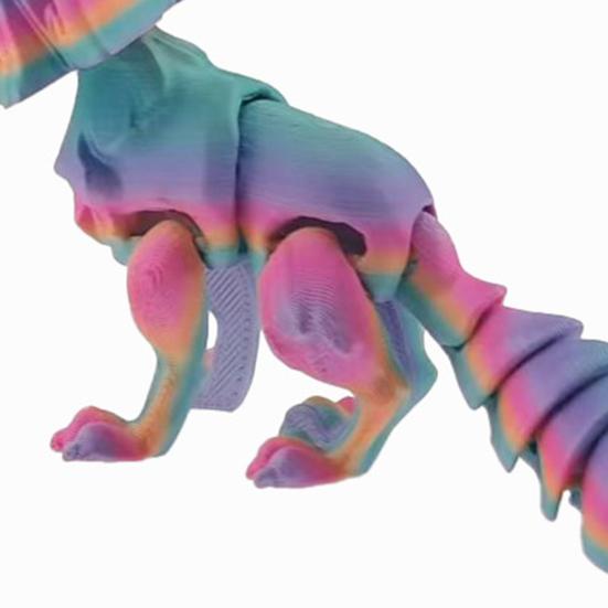 3D Printed Fox Ornament Articulated Fox Figurine with Flexible Tail And Limbs