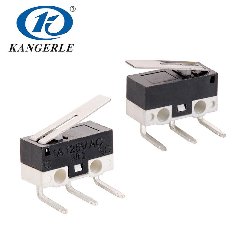 High-Temperature Resistant Miniature Micro Switch with Long Handle and Various Pin Header Lengths