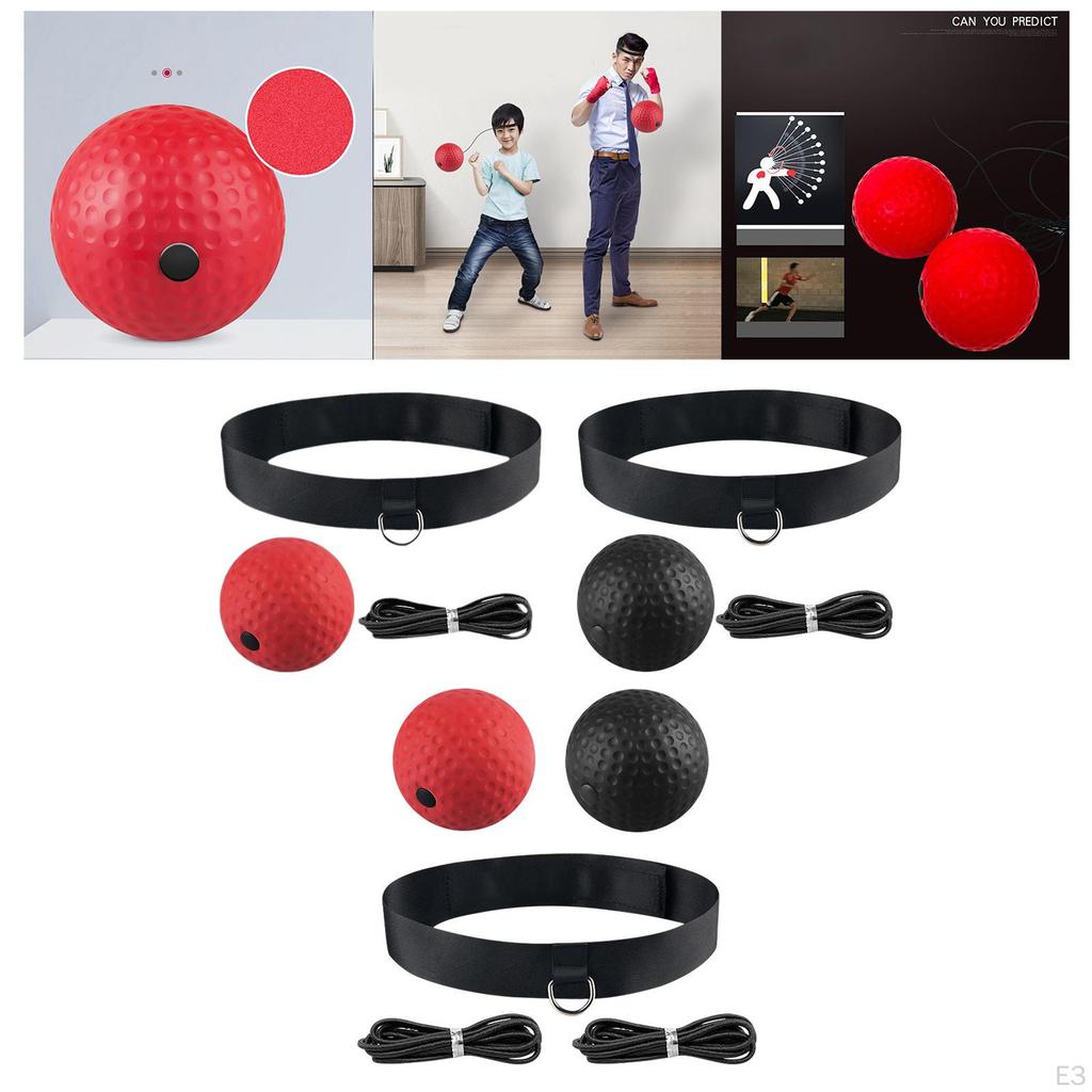 Boxing Reflex Ball Headband Gear MMA Equipment React Balls Punching for