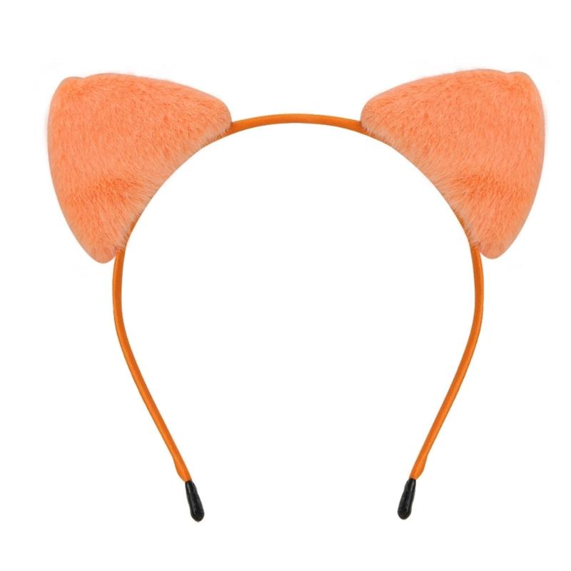 3 Piece Adjustable Plush Cloth Animal Ears Hairband Gentle Baby Toddler Headbands Headwear For Daily Use Daily Play