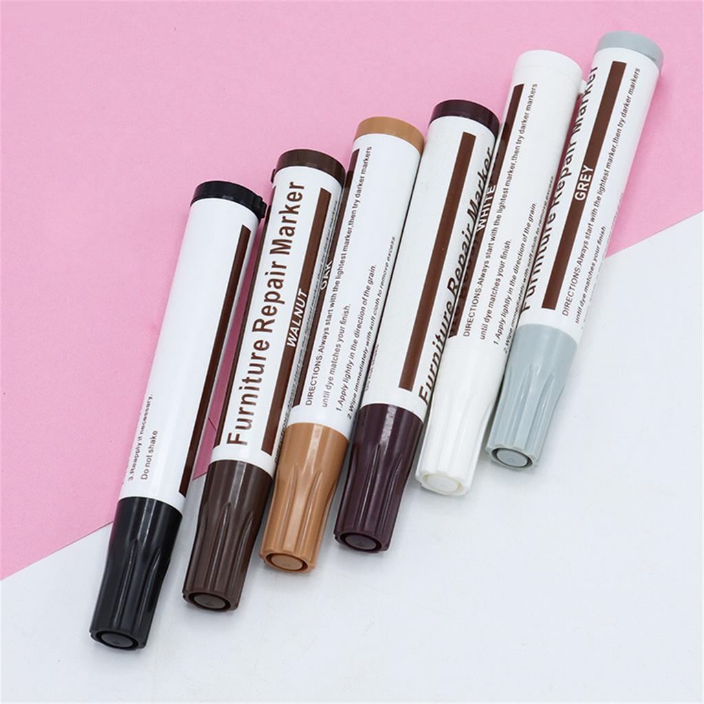 Professional Repair Tool for Scratches Wood Floors Tables Furniture Pens for Touch Up Wood Scratch Repair Markers