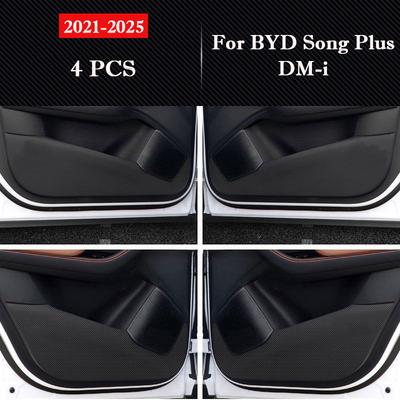 For BYD Song Plus Dm-i EV 2025 - 2025 Car Door Anti-kick Pad Leather Interior Protection Anti-dirty Decor Stickers Accessories