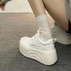 Muffin thick-soled small man ugly cute bread shoes new spring sports and leisure board shoes