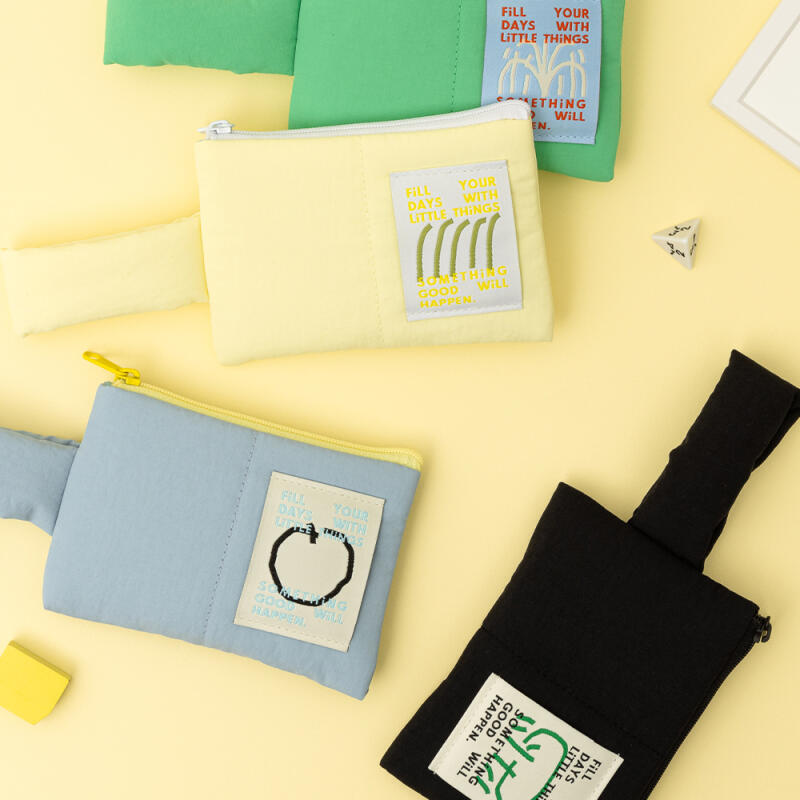 

Little Things Padded Handle Mini Pouch lemon