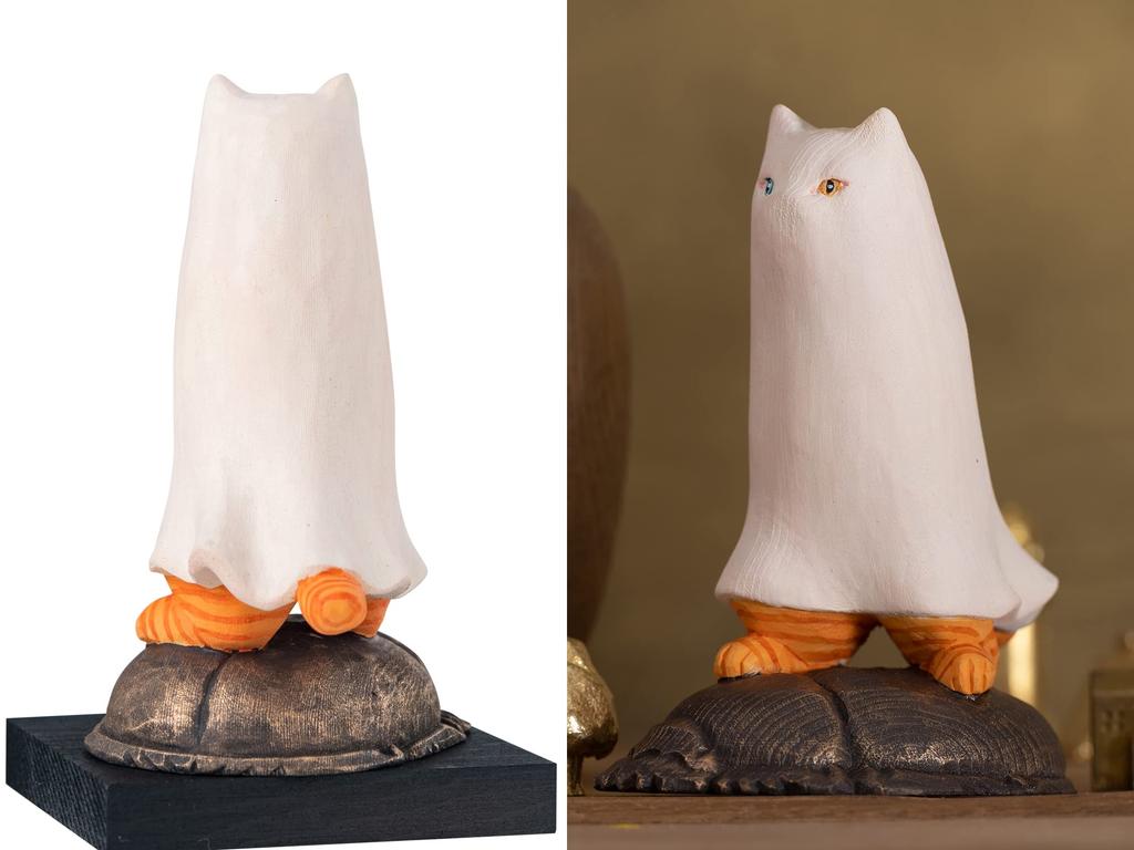 Cat Medjed Sculptor supervised by Butsuya Buddhist beckoning ornament Medjed Buddha, God, Sakai, statue, talisman, cat, (NB Shin)
