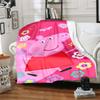 1pc Blanket Peppa Pig2 Print Design, Lightweight Blanket for Sofa, Bed- Soft &Warm, Gift for All Seasons like Christmas, Halloween