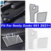 Auto Front Hood Dust Cover Filter Proof Decor Frame Interior Accessories Cover Intake Port For Geely Zeekr 001
