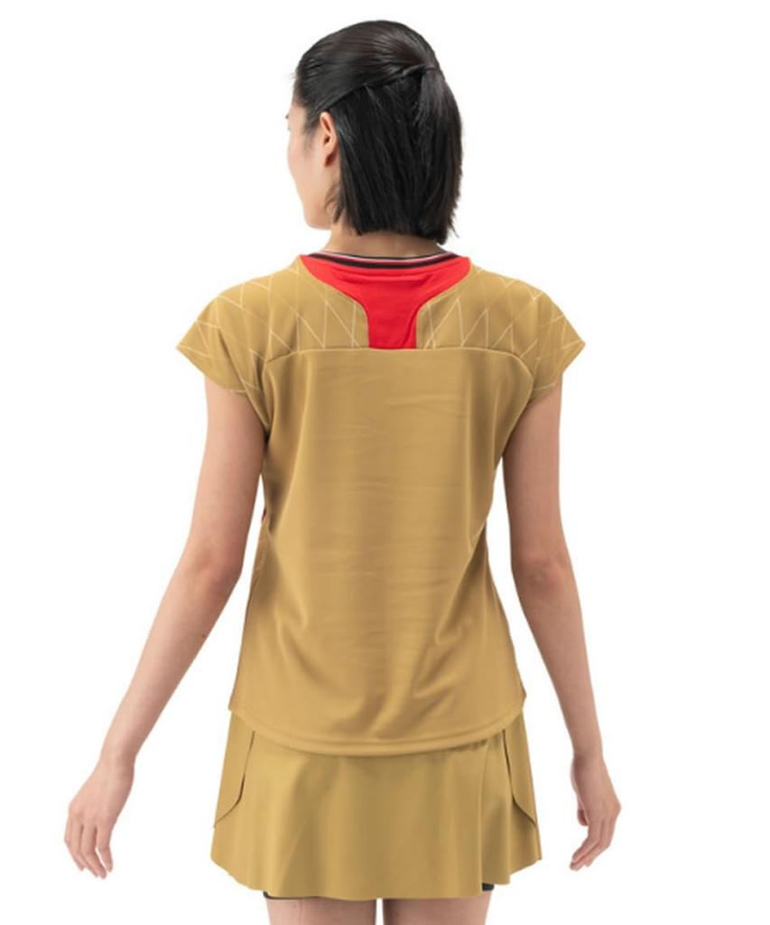 Yonex Game Shirt 20915 Gold L Women's (Fitted Shirt) (016)