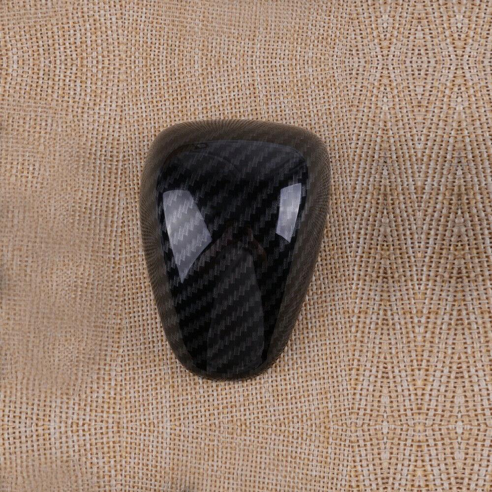 1 PCS Gear Shift Knob Cover Carbon Fiber Easy Installation
