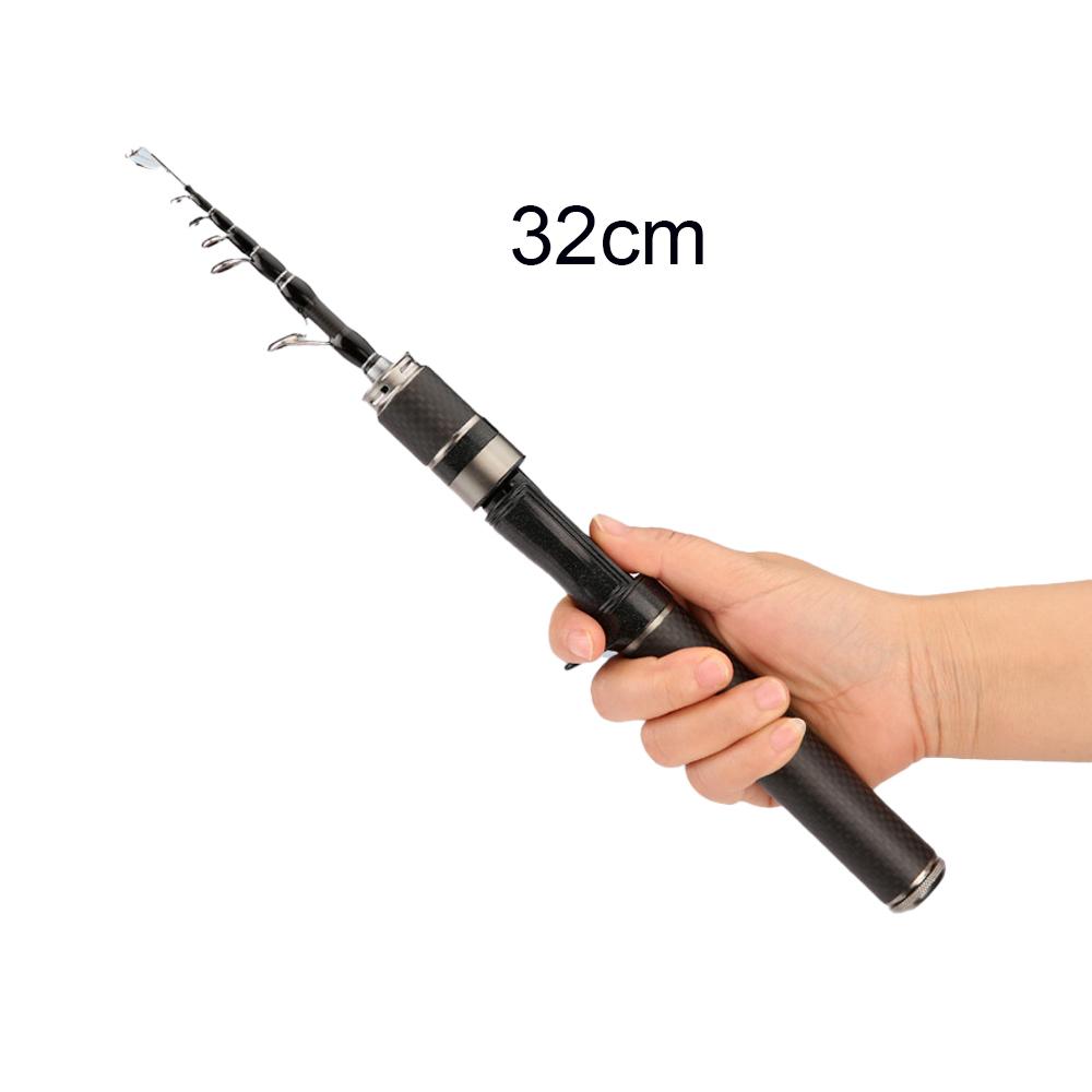 Telescopic Lure Rod 1.5M 1.8M High Carbon Ultral Ligth Short Travel Spinning Rod Baitcasting Fishing Pole Casting Mini Sea Rod