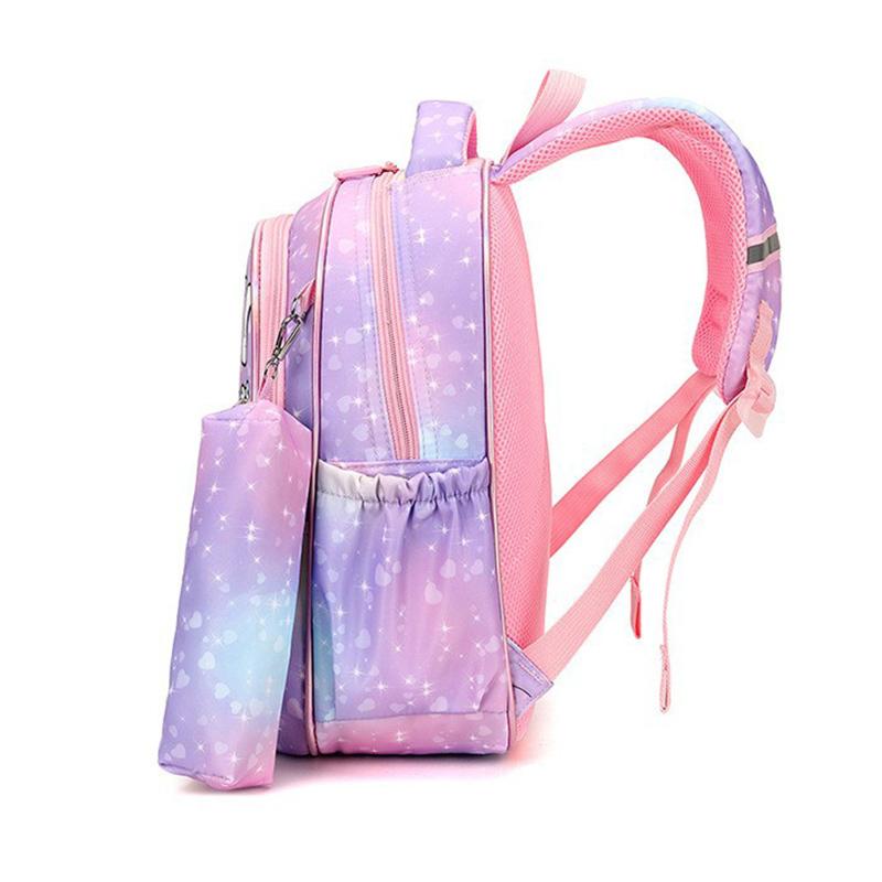 The New LABUBU Children's Schoolbag Cute Cartoon Pencil Case Backpack Boys and Girls Primary School Students First and Second Grade Backpack