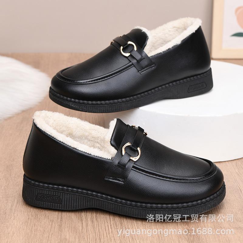 Winter cotton shoes women's cotton shoes middle-aged mother shoes old Beijing non-slip wear-resistant fashion casual old Beijing women's shoes