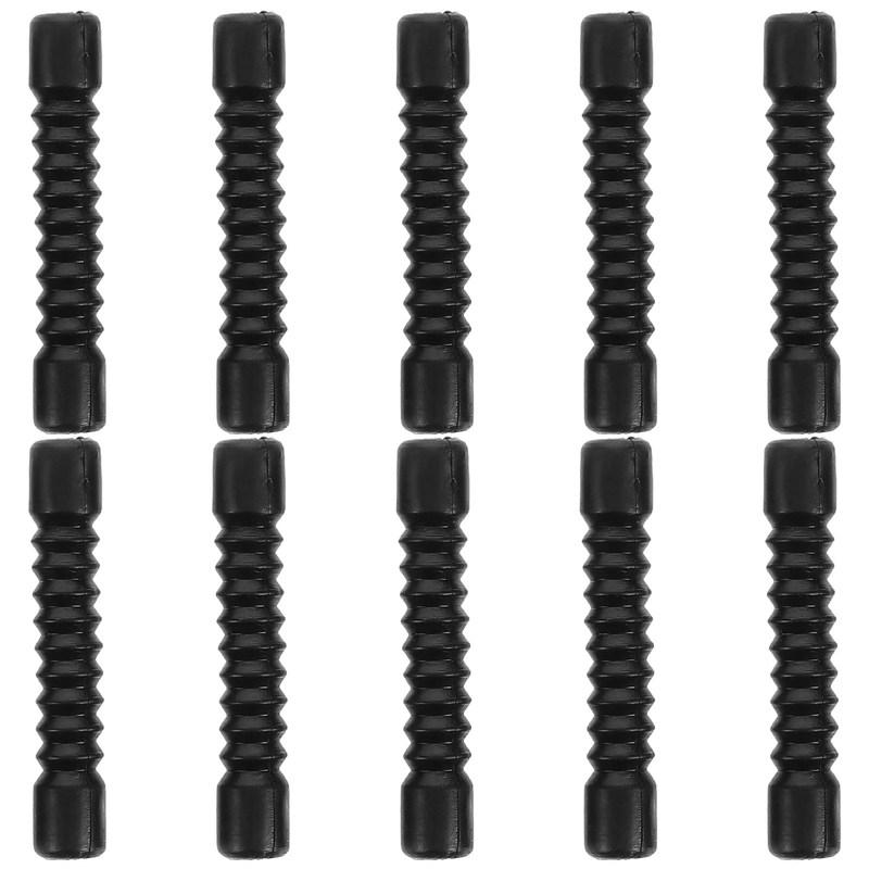 10Pcs Rubber Brake Throttle Cable Cover 45x6mm for Motorcycles Off-Road Bikes Dust Sand Water Protection Extended Cable Life