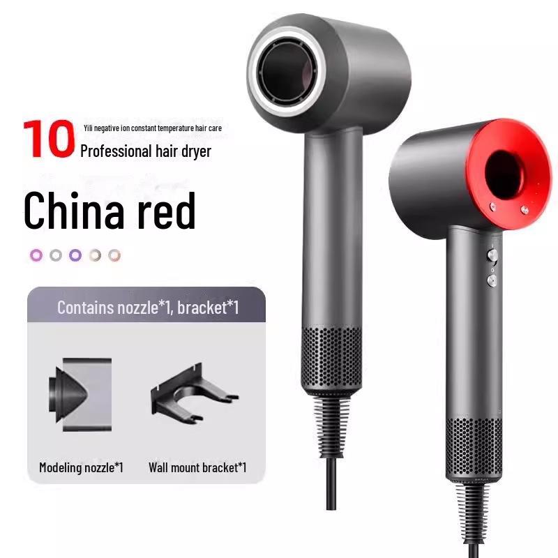High-Speed Leafless Hair Dryer with Negative Ion Technology for Home Salon Care