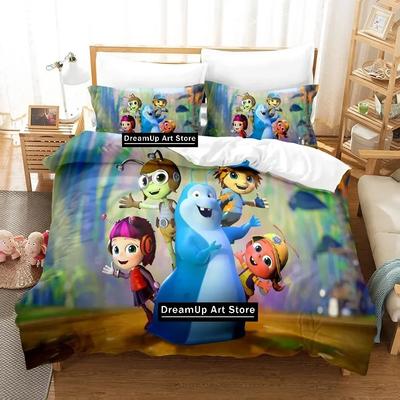 3D Print Fashion Beat Bugs Bedding Set Boys Girls Twin Queen Full Size Duvet Cover Pillowcase Bed Adult Bedroom