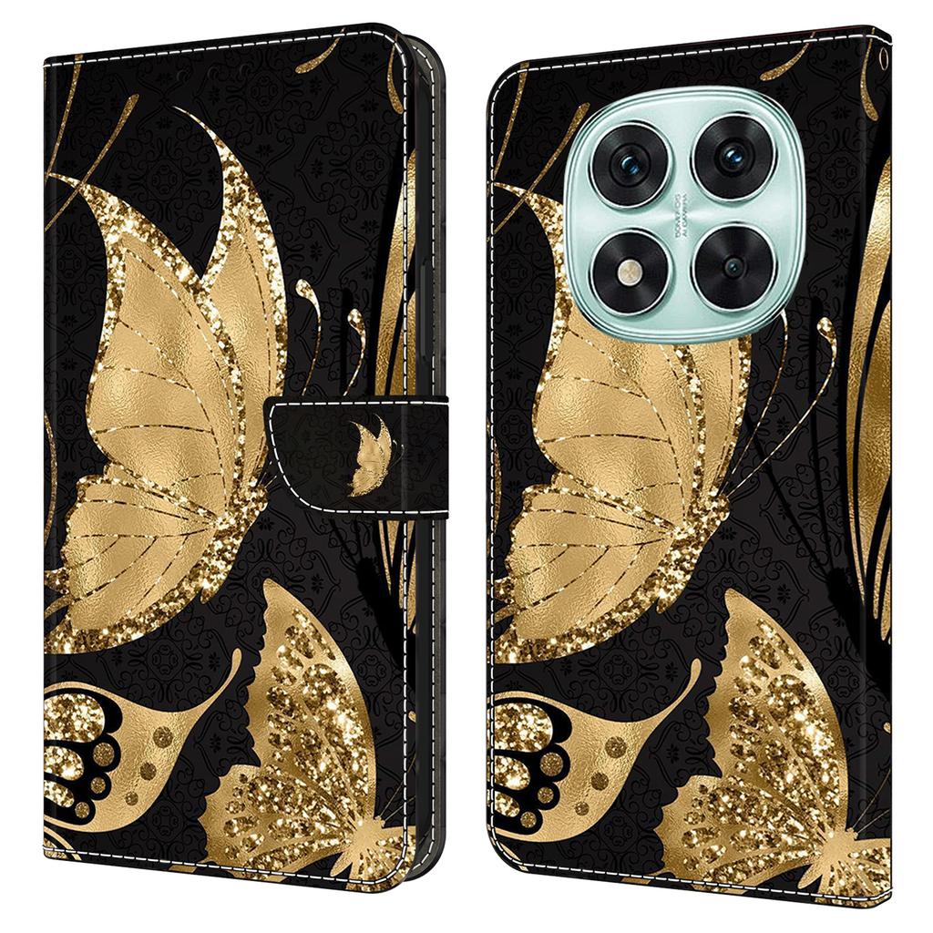 For Xiaomi Redmi Note 14 Pro 5G Case Magnetic Clasp 3D Pattern Leather Wallet Phone Cover