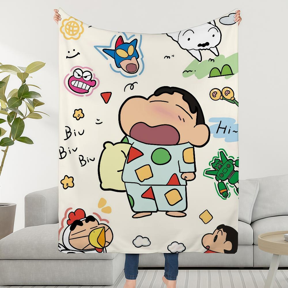 Blanket Throw Super Cosy Plush Living Room C-ChanS Sofa C-CrayonS Couch Childish S-ShinS Birthday Gifts