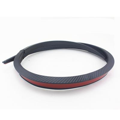 Kit Universel Couleur Fibre de Carbone Souple Spoiler Arrière de Toit de Voiture Aile Arrière Lèvre Garniture Autocollant 1.3M