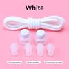 Spring Lock Shoelaces No Tie Shoe Laces Sneakers Round Elastic Shoe Lace Kid Adult Quick Without Ties Shoestrings Rubber Bands