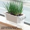 Balcony Vegetable Pot Narrow Rectangular Succulents Trough Planting Flower Pot Home Window Lazy Self-watering Flower Pot