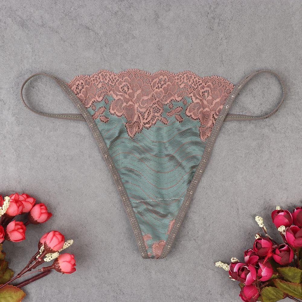 Random Women's Fashion Underpants Seamless Sexy Lingerie G-String Low Waist Briefs Lace Panties