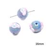 Acrylic Three-Dimensional Painted Beads Cartoon Colorful Hand-Painted Beads DIY Bracelet Mobile Phone Chain Accessories Fashion Handmade