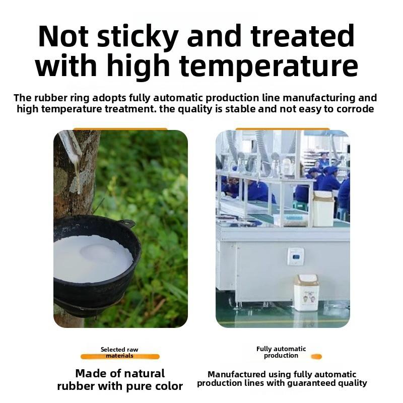 150 Pieces Highly Elastic, Durable, Disposable, High-temperature Resistant Industrial Rubber Bands for Perming