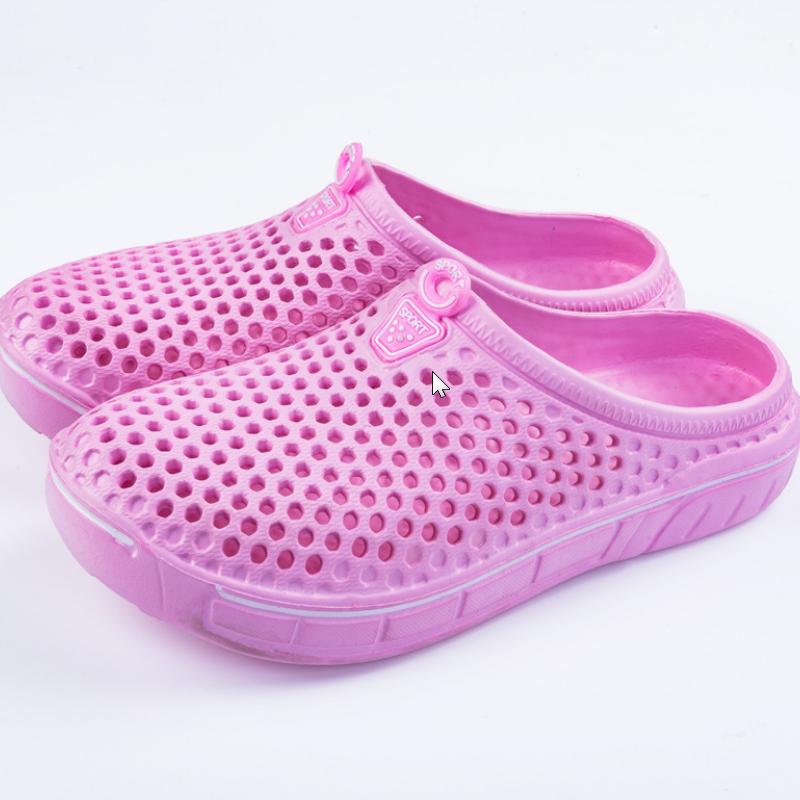 2025 Women Sandals Garden Clogs Couples EVA Slippers Unisex Breathable Beach Sandals Women Flat Slides Plus Size 36-45 WSH3853