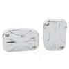 Motorcycle CNC Brake Master Cylinder Cover Front Rear For Harley Touring Road King Street Electra Glide Ultra V-Rod Night Rod