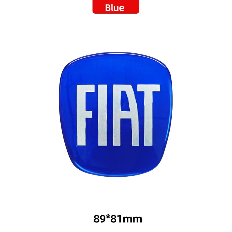 44mm 71mm 75mm 89mm Car Front Rear Logo Auto Grille Emblem sticker steer wheel Accessories For Fiat Abarth 500 Bravo Punto Panda
